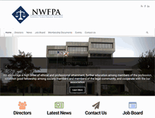 Tablet Screenshot of nwfpa.com